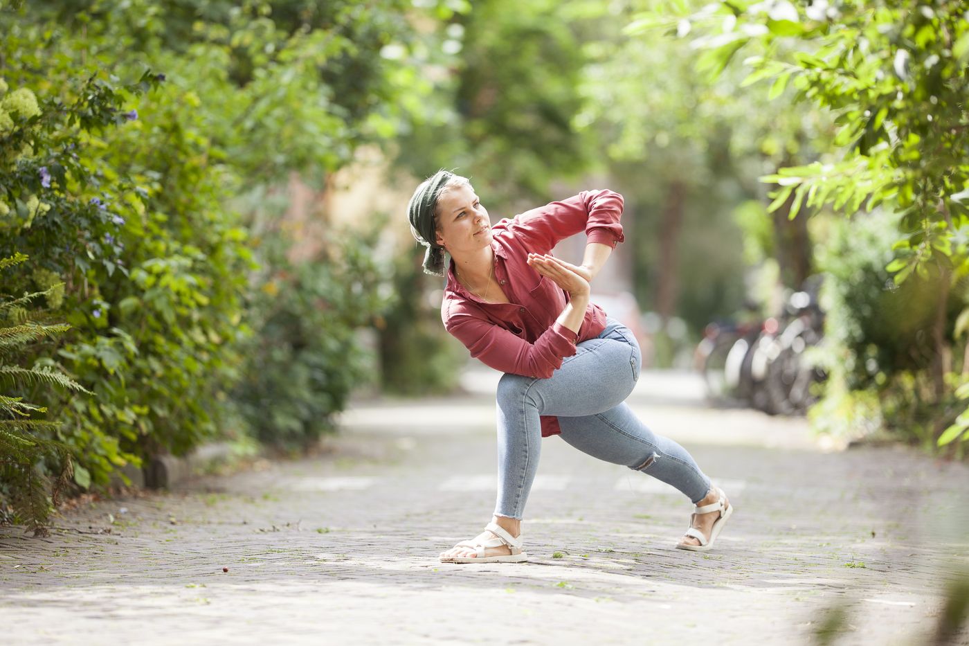 Vinyasa flow les in Groningen met de krijgerhouding